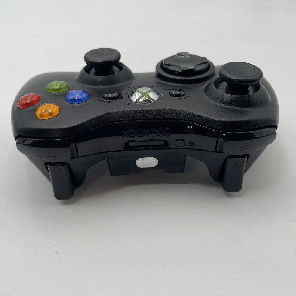 Official Microsoft Xbox 360 Black Wireless Controller Model 1403